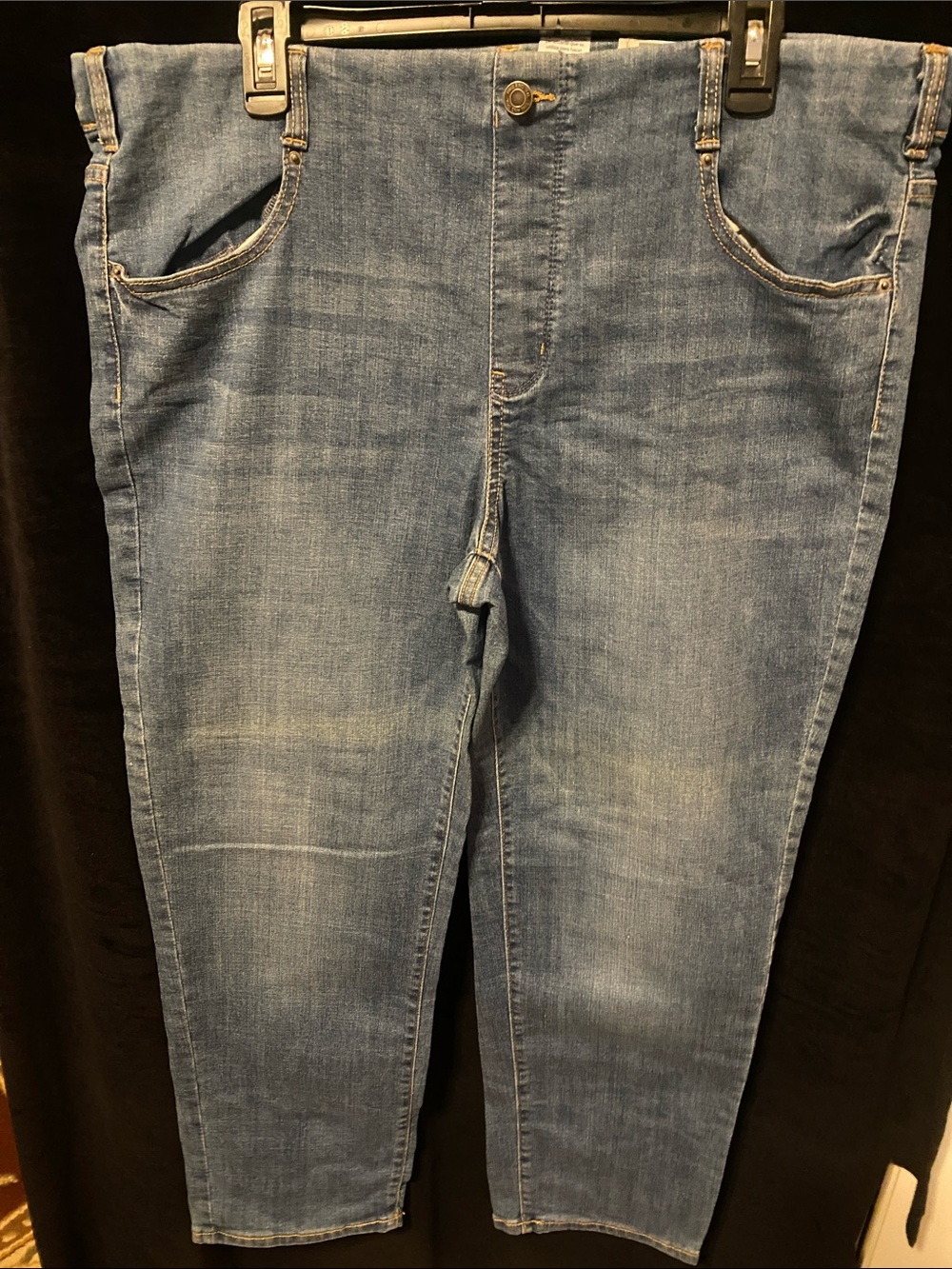 Time and Tru Men's Light Blue Slim Straight Jeans